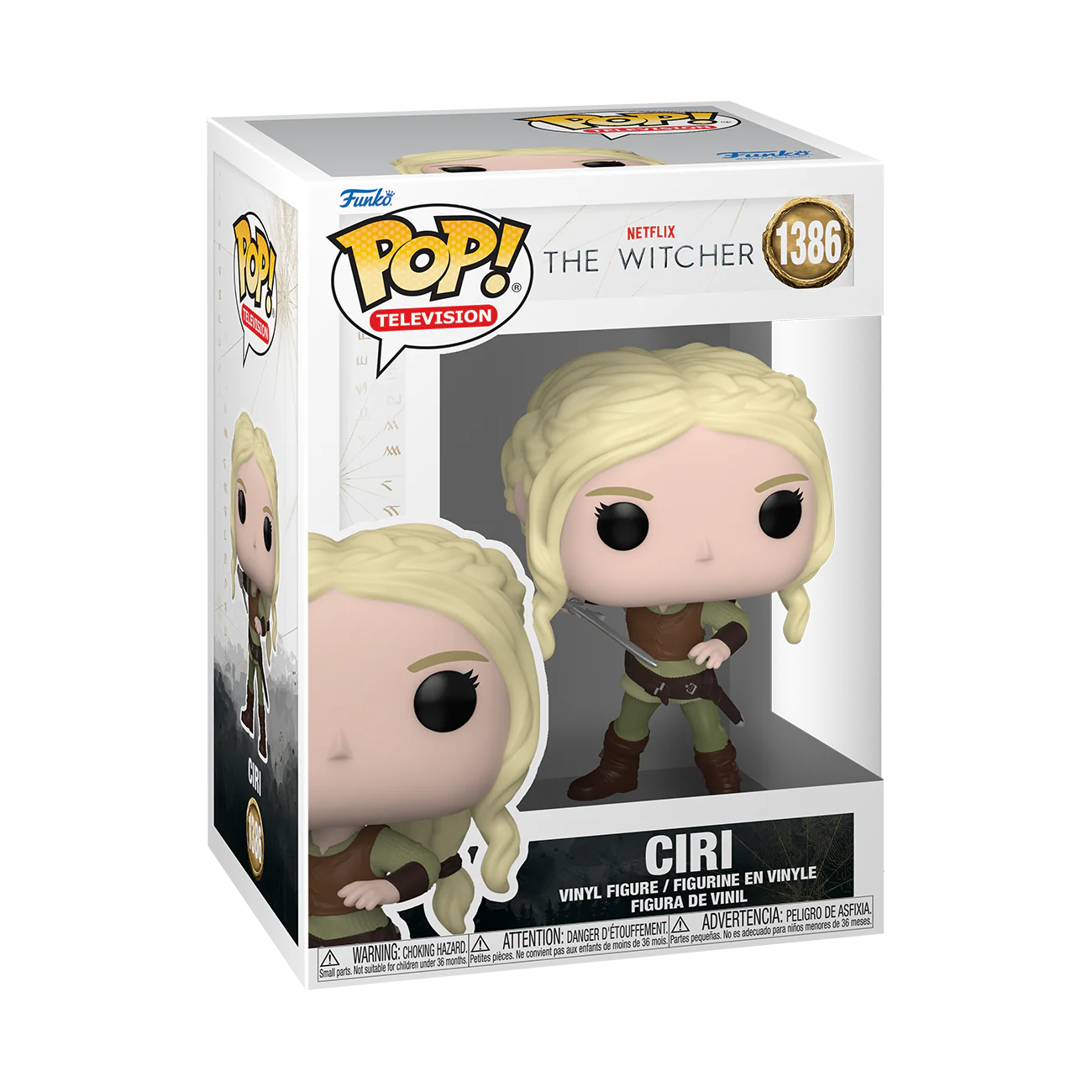 Ciri The Witcher Funko Pop! TV Vinyl Figure - Image 2