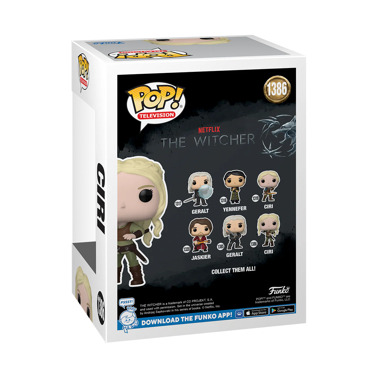 Ciri The Witcher Funko Pop! TV Vinyl Figure - Image 3