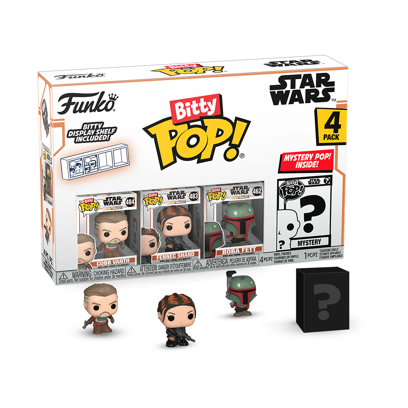 Cobb Vanth 4-Pack The Mandalorian Funko Bitty Pop! Star Wars Vinyl Figures