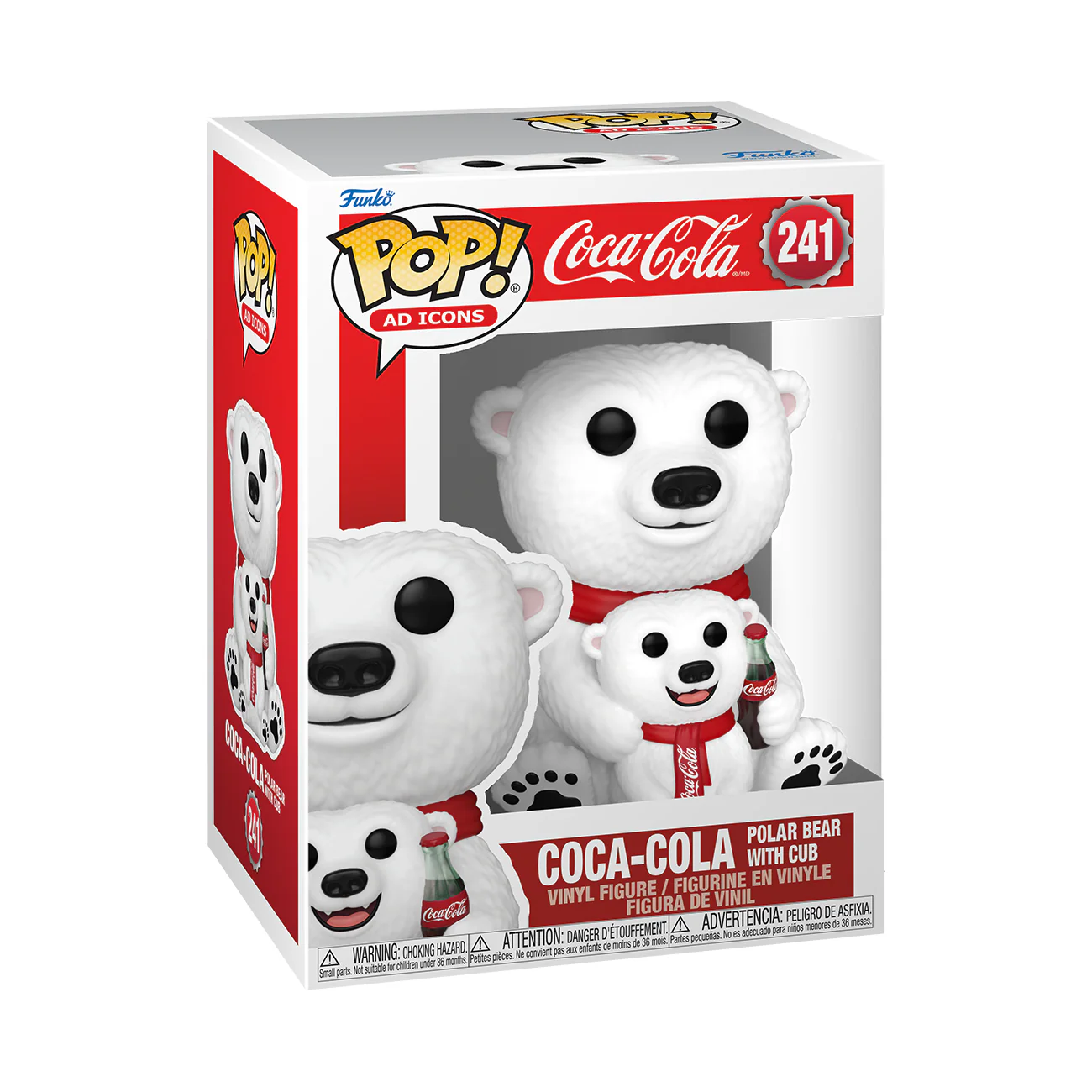 Coca Cola Bear with Cub Funko Pop! AD-Icons Vinyl Figure - Image 2