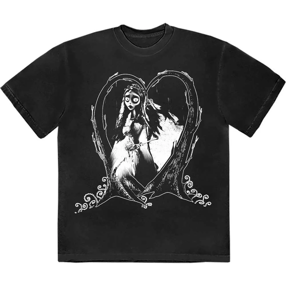 Corpse Bride Heart T Shirt - Image 3