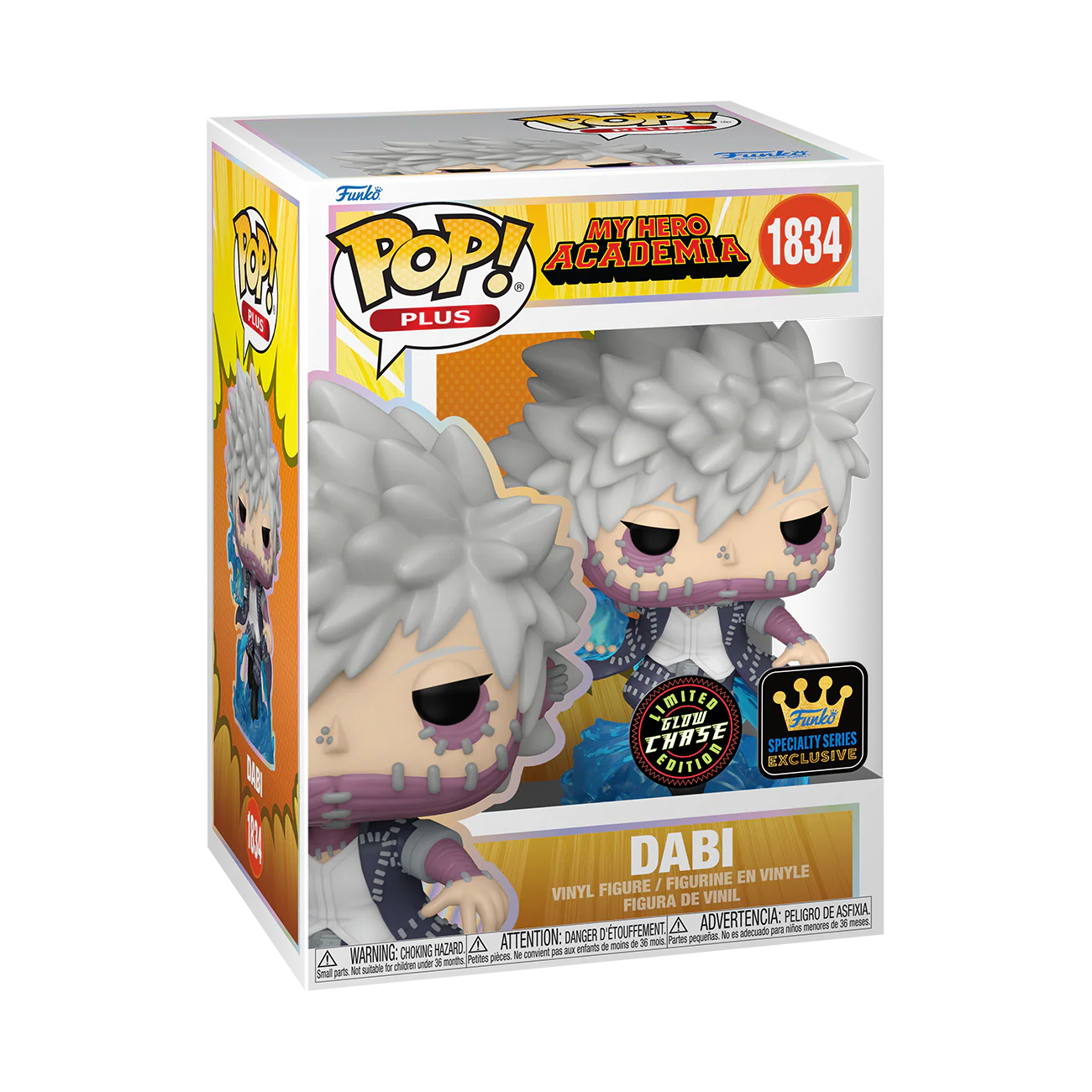 Dabi My Hero Academia Funko Pop! Anime Vinyl Figure Common + Chase Bundle - Image 4