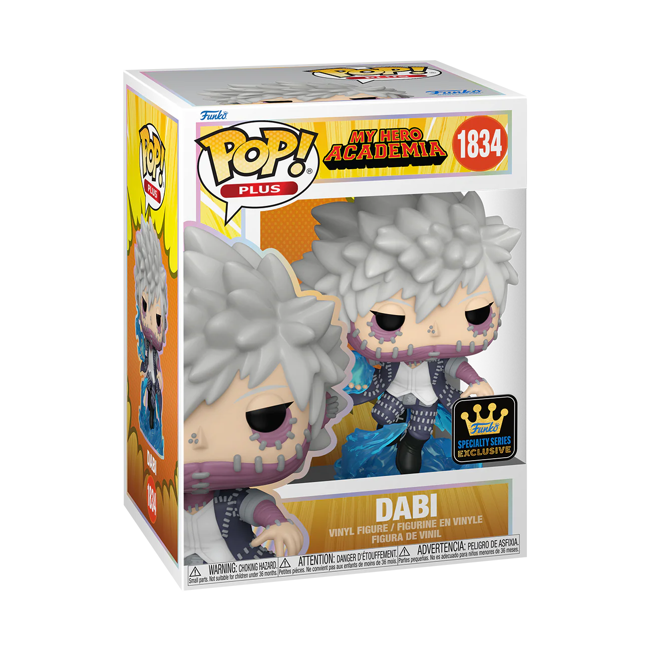 Dabi My Hero Academia Funko Pop! Anime Vinyl Figure Common + Chase Bundle - Image 6