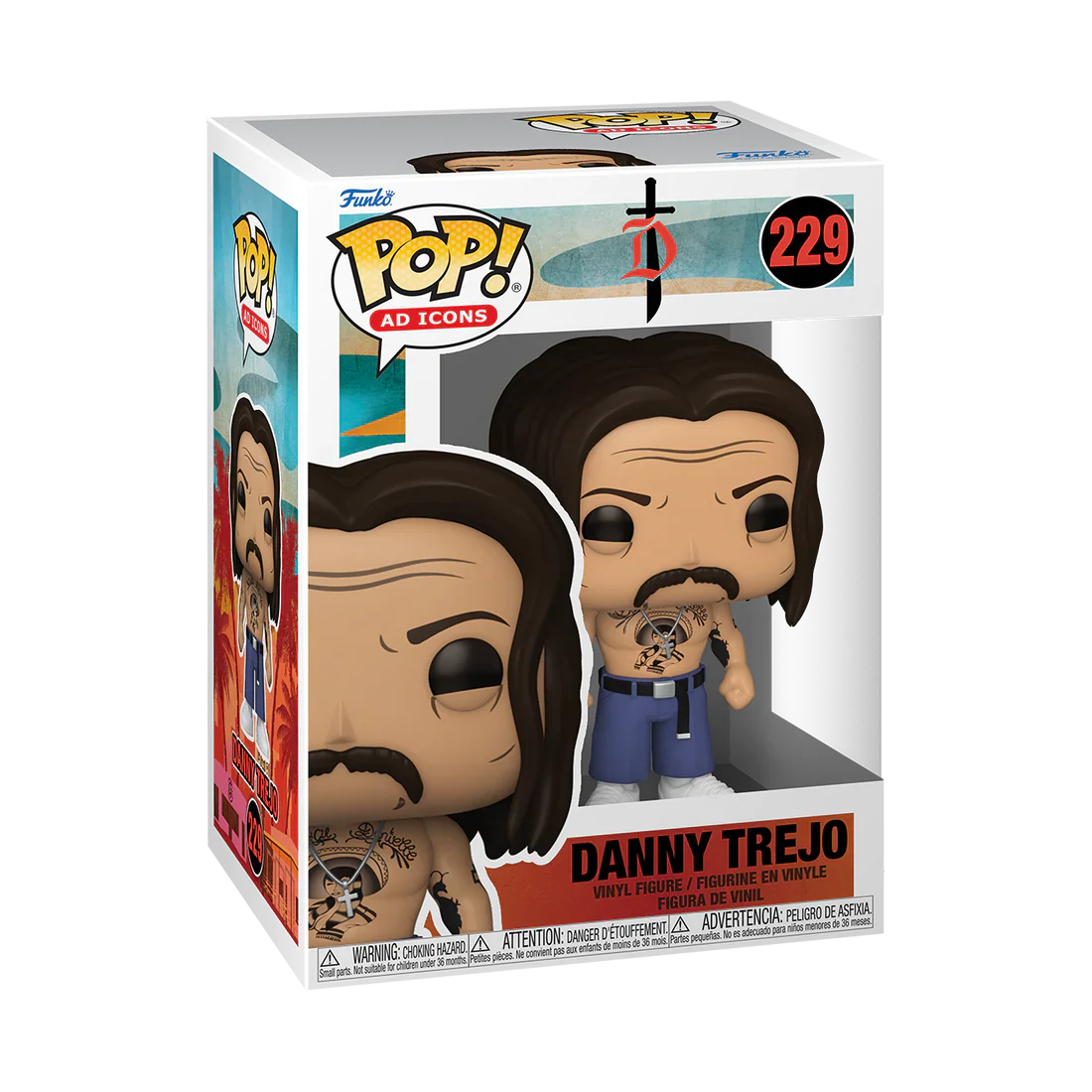 Danny Trejo Funko Pop! Ad-Icons Vinyl Figure - Image 2