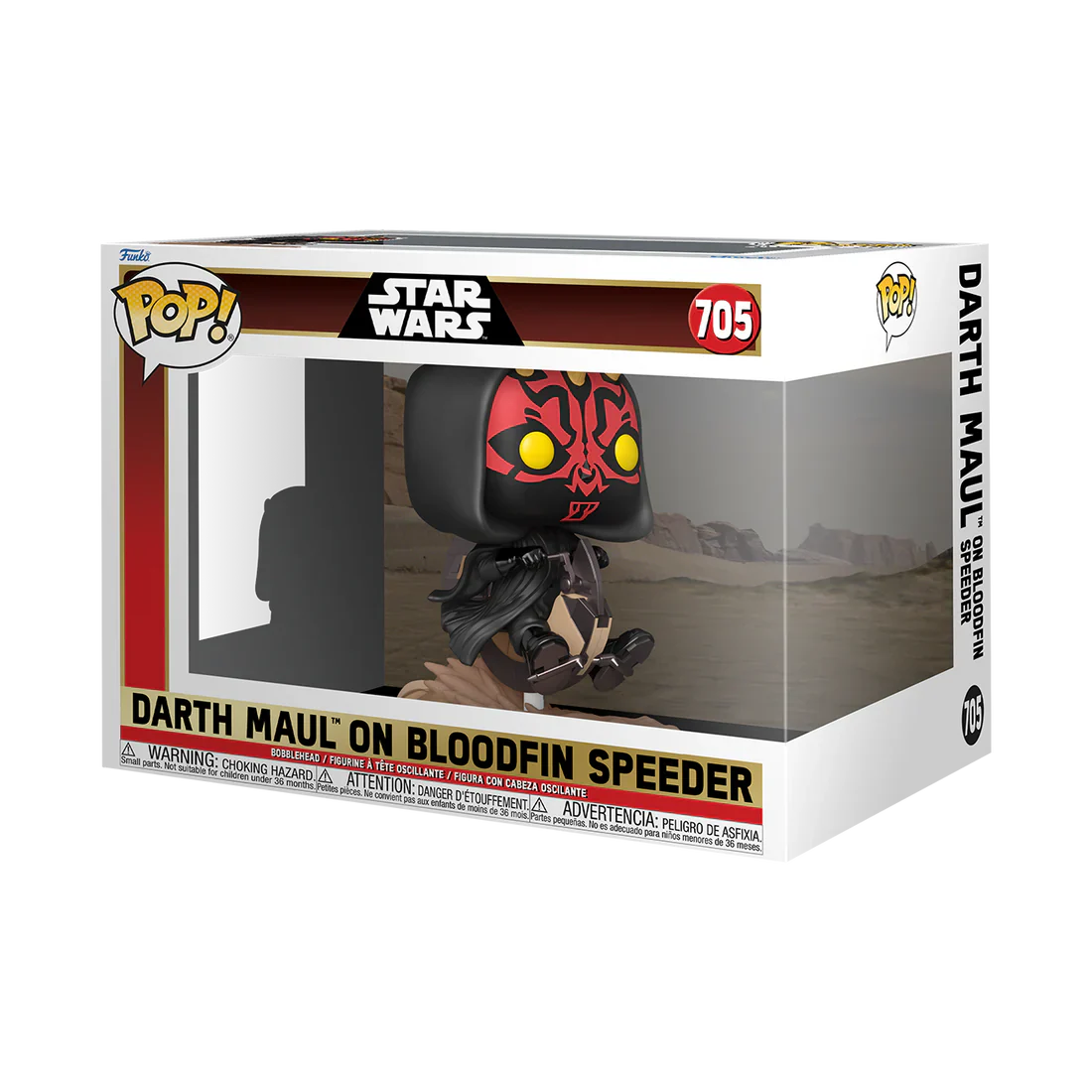 Darth Maul on Bloodfin The Phantom Menace Funko Pop! Star Wars Vinyl Figure - Image 2