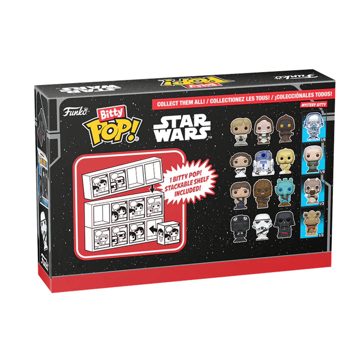 Darth Vader 4-Pack Star Wars Funko Bitty Pop! Vinyl Figures - Image 3