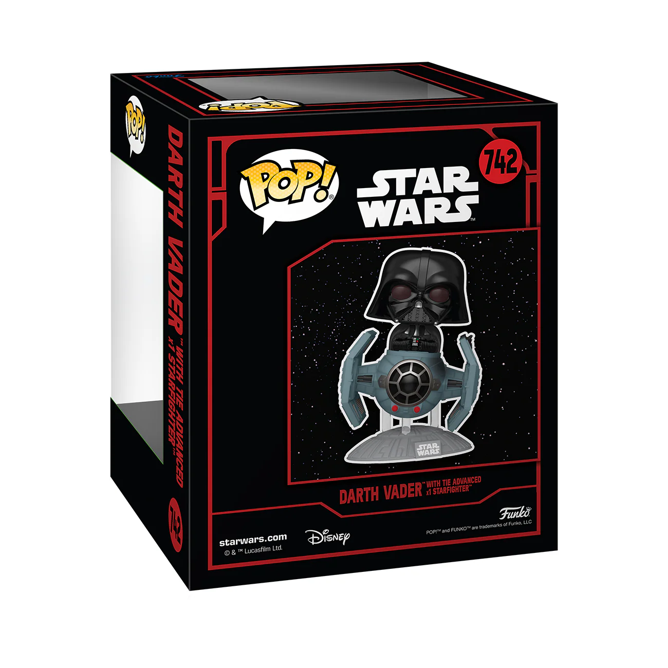 Darth Vader in TIE Starfighter Star Wars Dark Side Funko Pop! Rides Vinyl Figure - Image 3