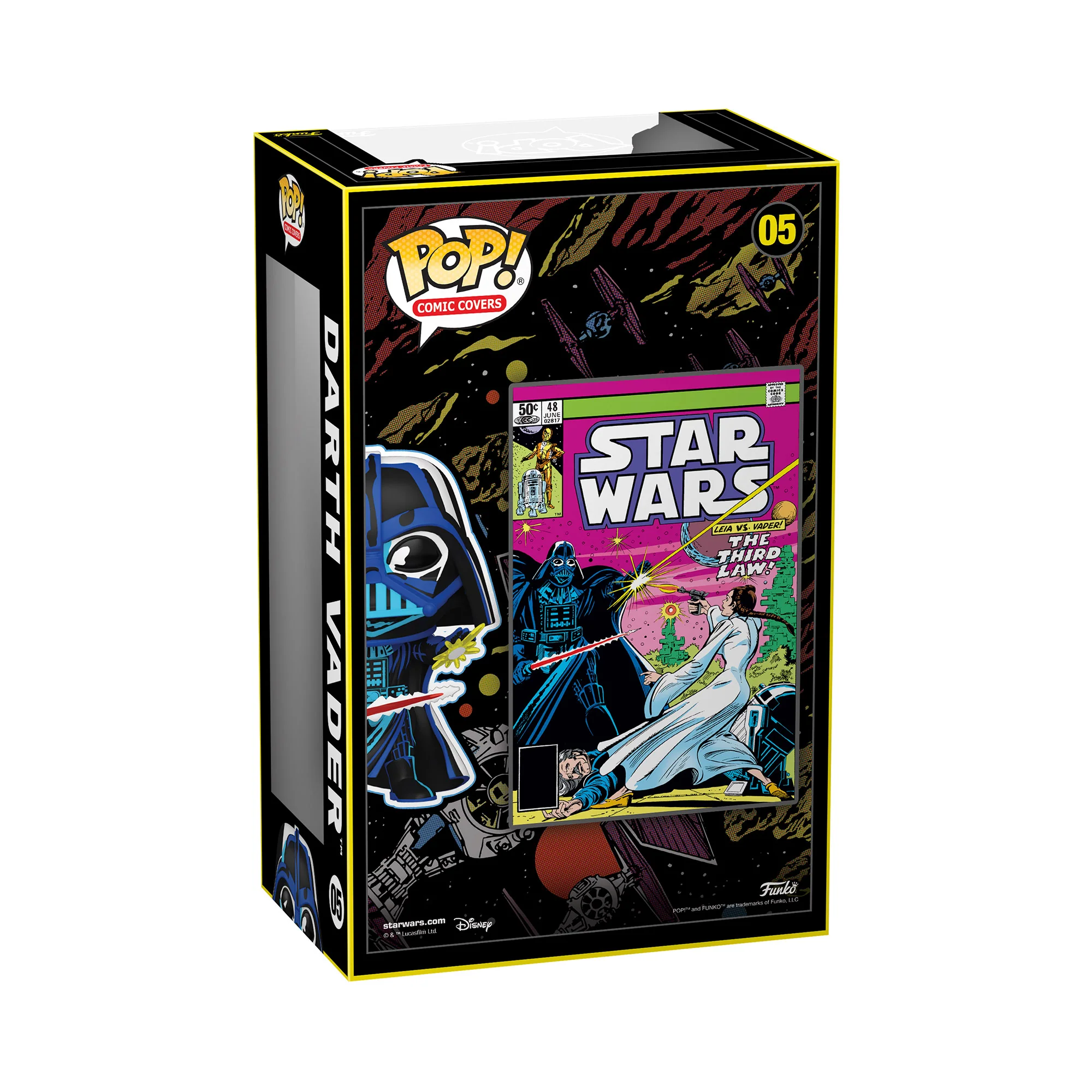 Darth Vader Star Wars Funko Pop! Comic Cover Vinyl Figure - Image 3