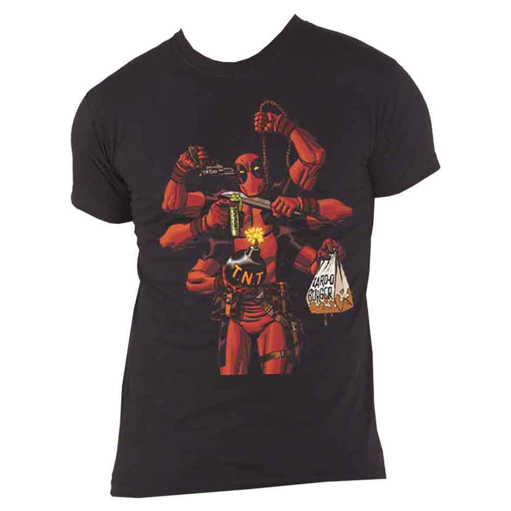 Deadpool T Shirt Arms new Official Marvel Black - Image 4