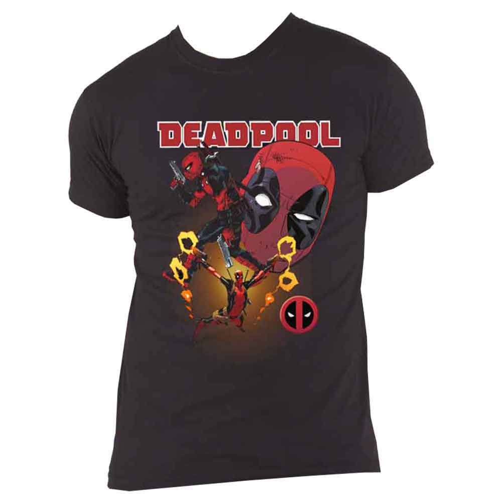 Deadpool T Shirt Collage new Official Marvel Black - Image 4