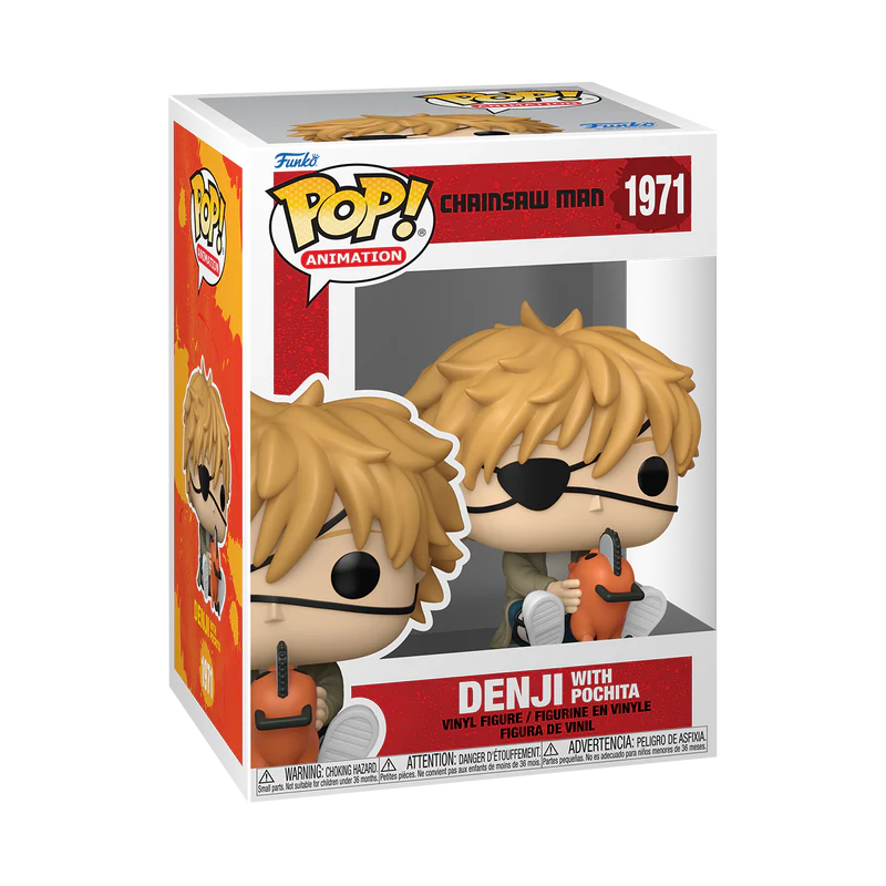 Denji & Pochita Chainsaw Man Funko Pop! Anime Vinyl Figure - Image 2