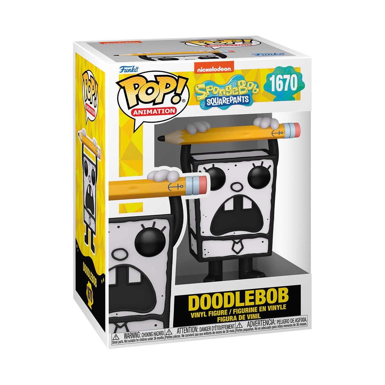 Doodlebob SpongeBob Squarepants Funko Pop! Animation Vinyl Figure - Image 2
