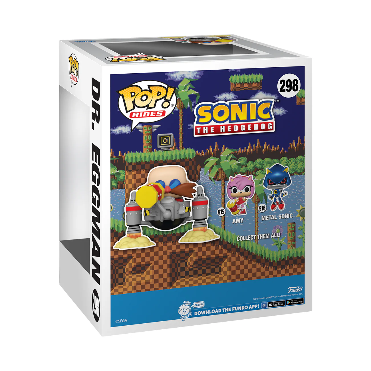 Dr. Eggman Sonic the Hedgehog Funko Pop! Rides Vinyl Figure - Image 3