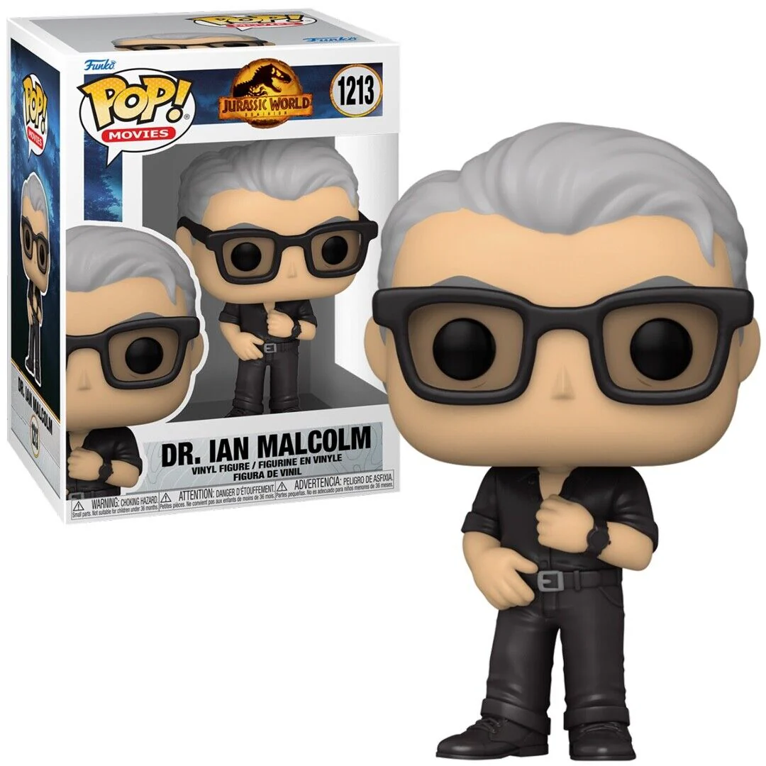 Dr Ian Malcolm Jurassic World Dominion Funko Pop! Movies Vinyl Figure