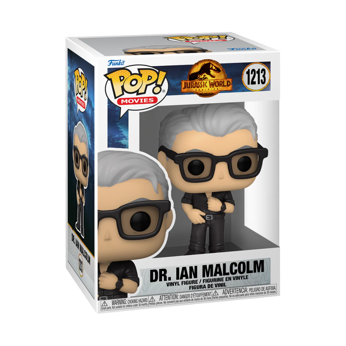 Dr Ian Malcolm Jurassic World Dominion Funko Pop! Movies Vinyl Figure - Image 2