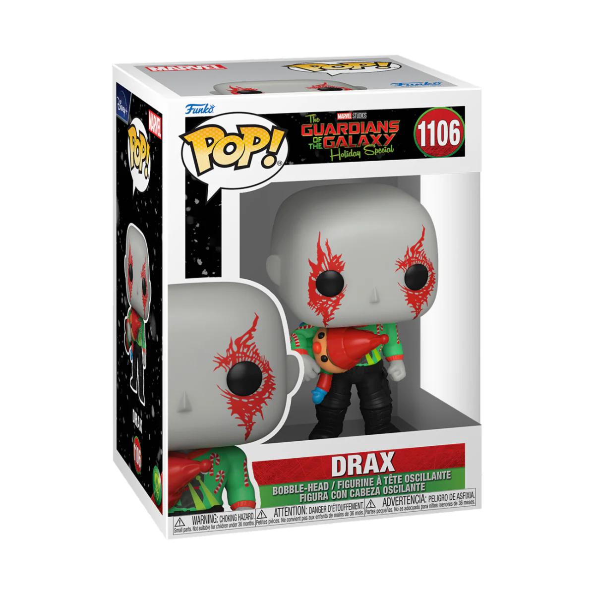 Drax Guardians of the Galaxy (HS) Funko Pop! Marvel Vinyl Figure - Image 3