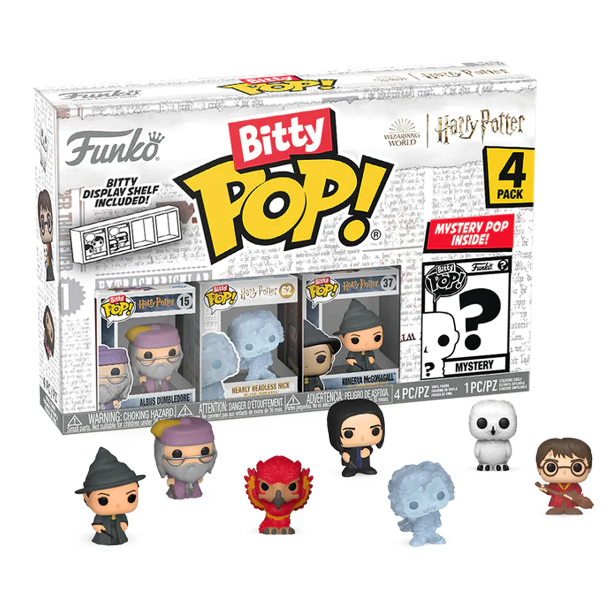 Dumbledore 4-Pack Harry Potter Funko Bitty Pop! Vinyl Figures