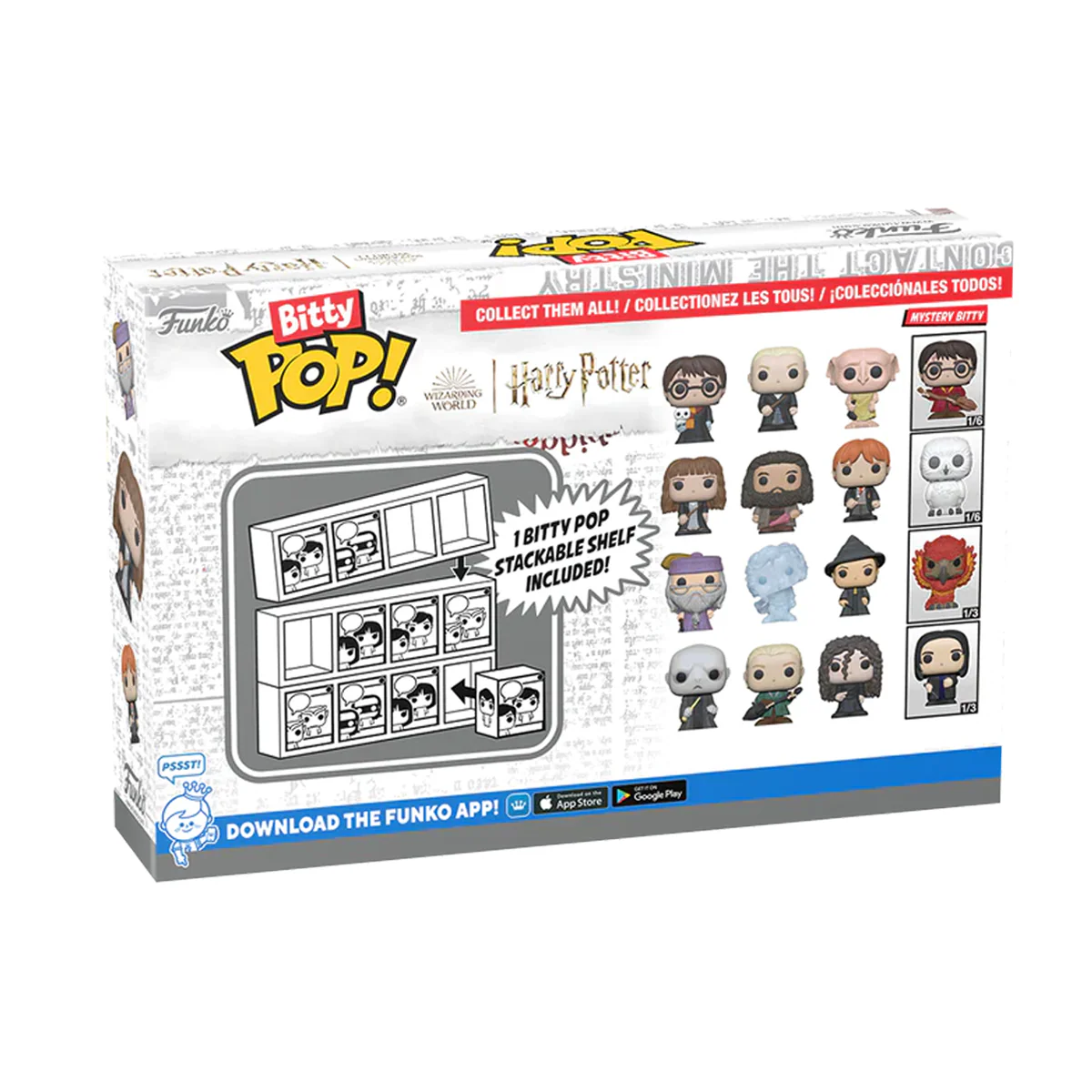 Dumbledore 4-Pack Harry Potter Funko Bitty Pop! Vinyl Figures - Image 3