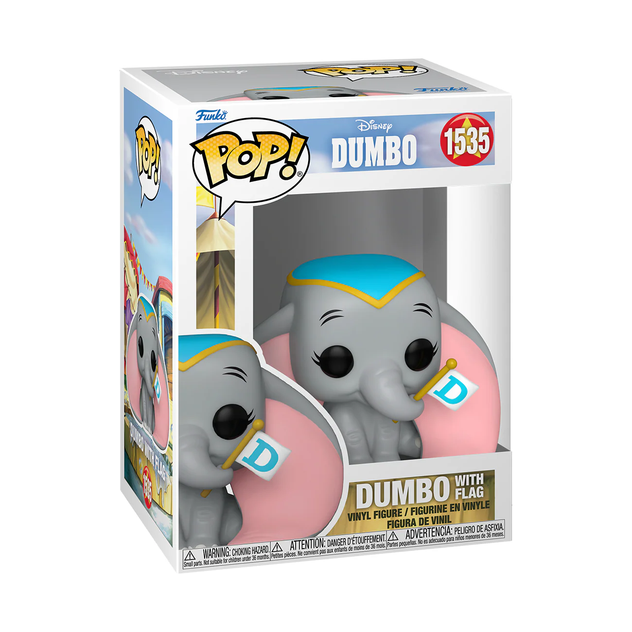 Dumbo (with Flag) Funko Pop! Disney Vinyl Figure - Image 2