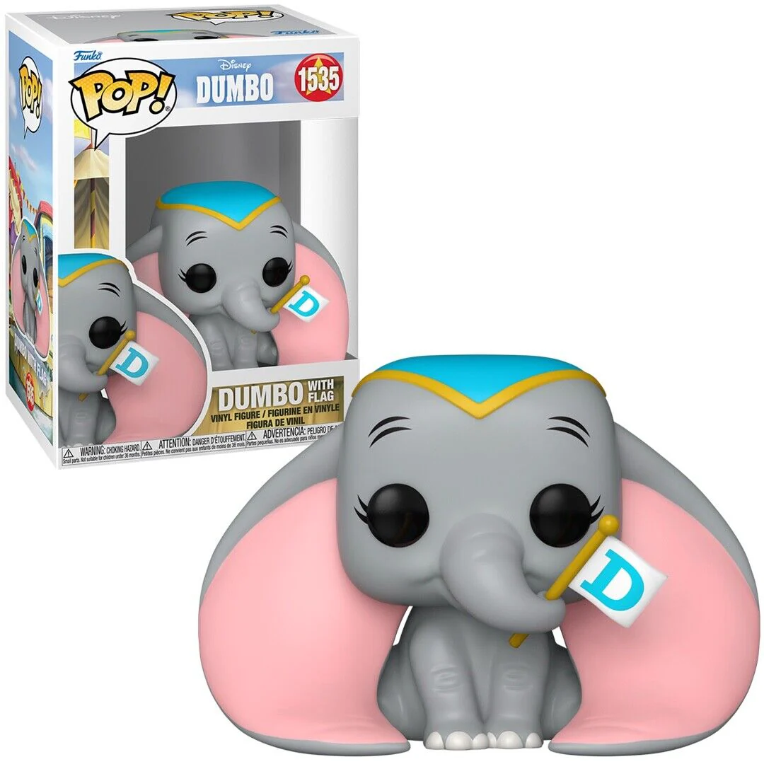 Dumbo (with Flag) Funko Pop! Disney Vinyl Figure - Image 3