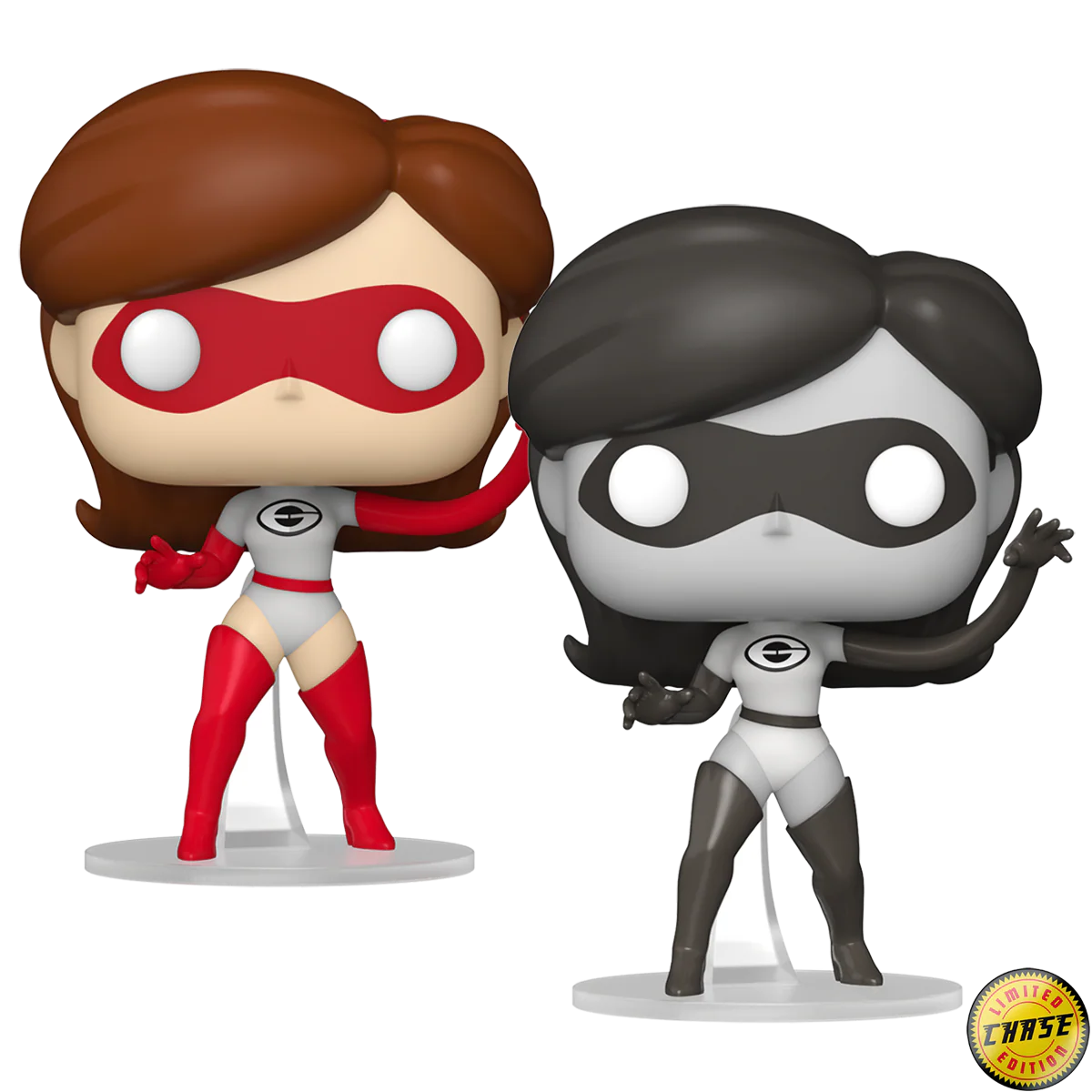 Elastigirl The Incredibles Funko Pop! Disney Vinyl Figure Common + Chase Bundle