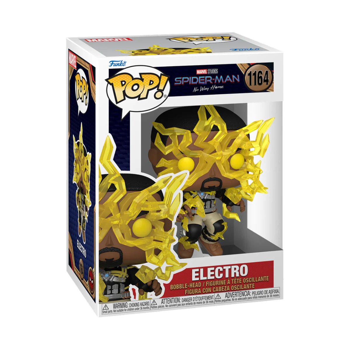 Funko POP! Marvel Electro Spider-Man No Way Home #1164 Vinyl Figure New - Image 3
