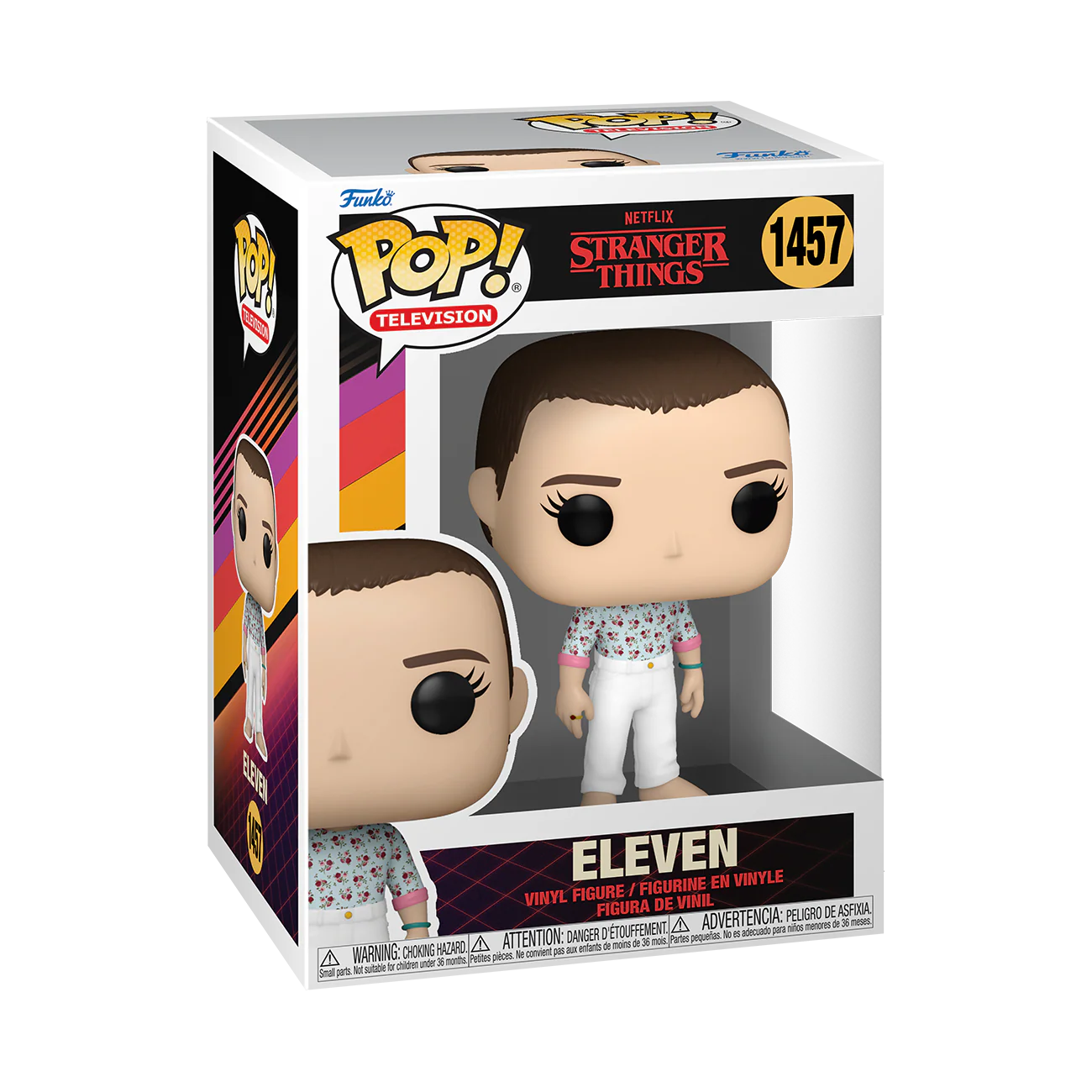 Eleven (Finale) Stranger Things S4 Funko Pop! TV Vinyl Figure Common + Chase Bundle - Image 5
