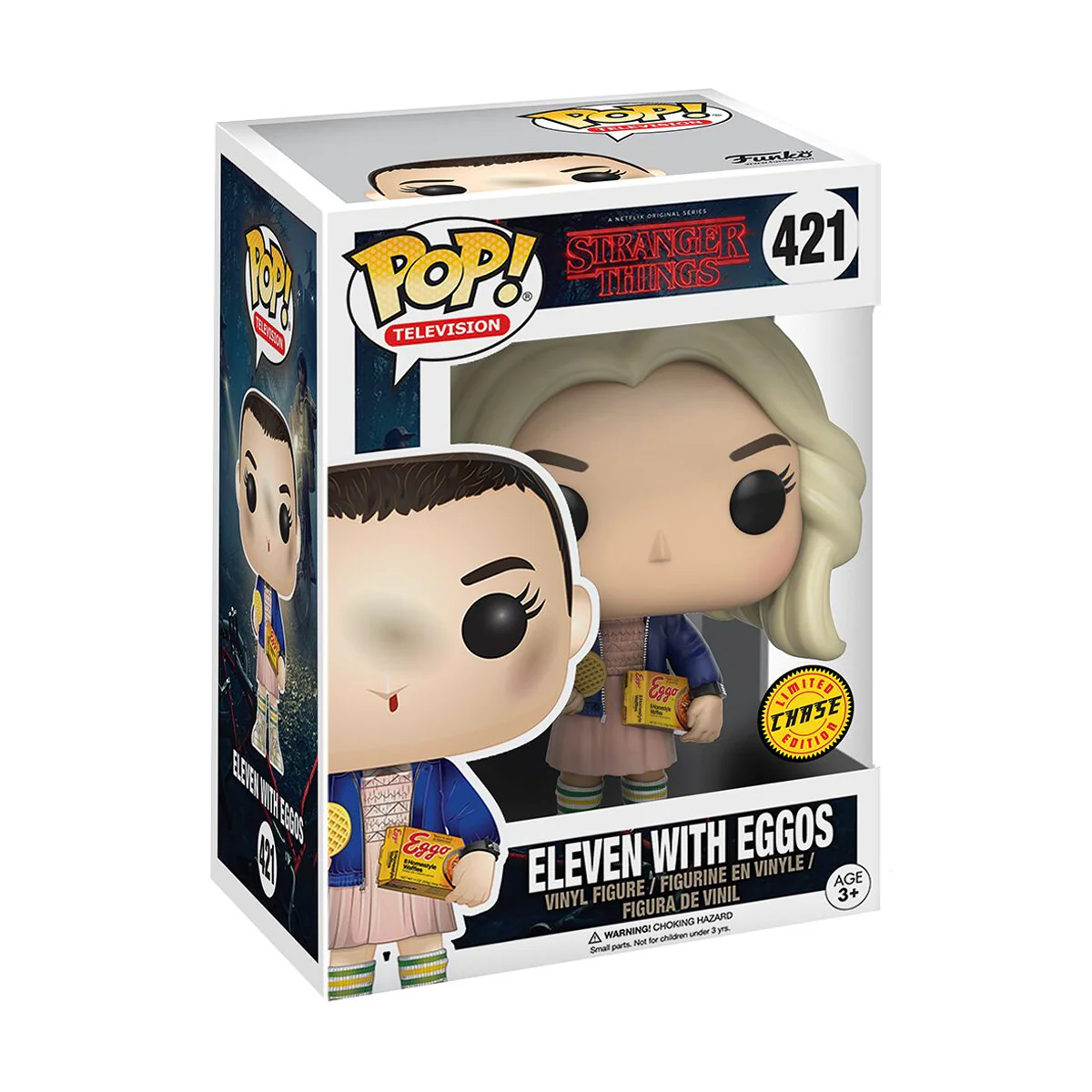 Eleven Stranger Things Funko Pop! TV Vinyl Figure Common + CHASE Bundle - Image 6