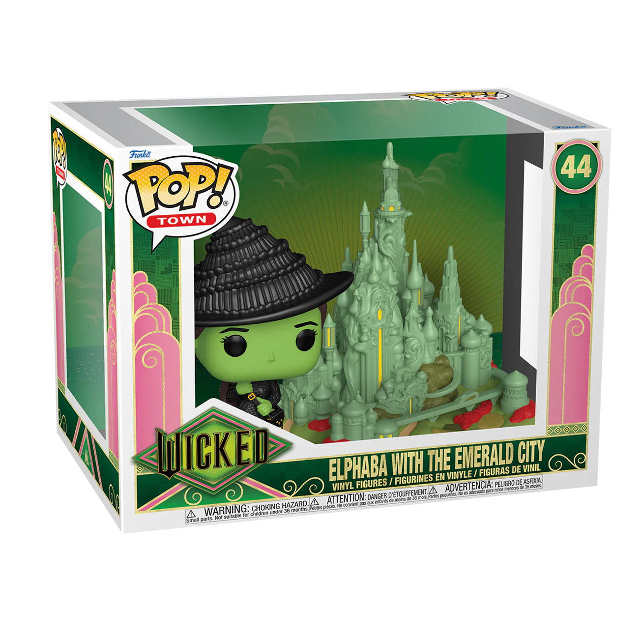 Elphaba with the Emerald City Wicked Funko Pop! Towns Vinyl Figure - Image 2