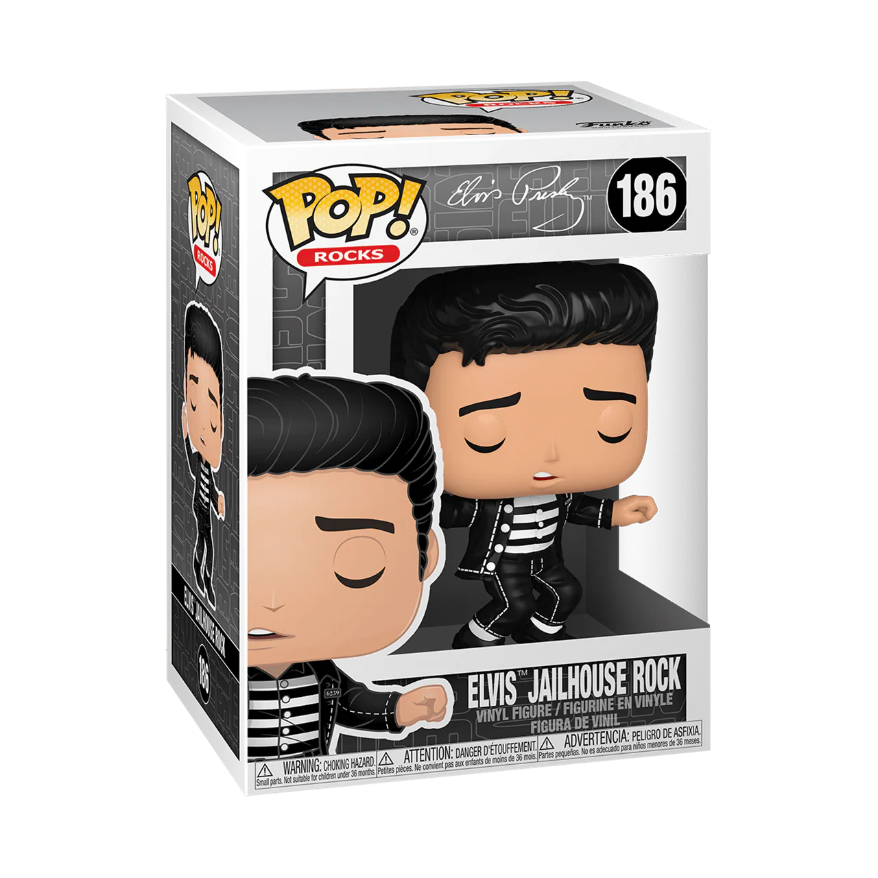 Elvis Presley (Jailhouse Rock) Pop! Rocks Vinyl Figure - Image 2