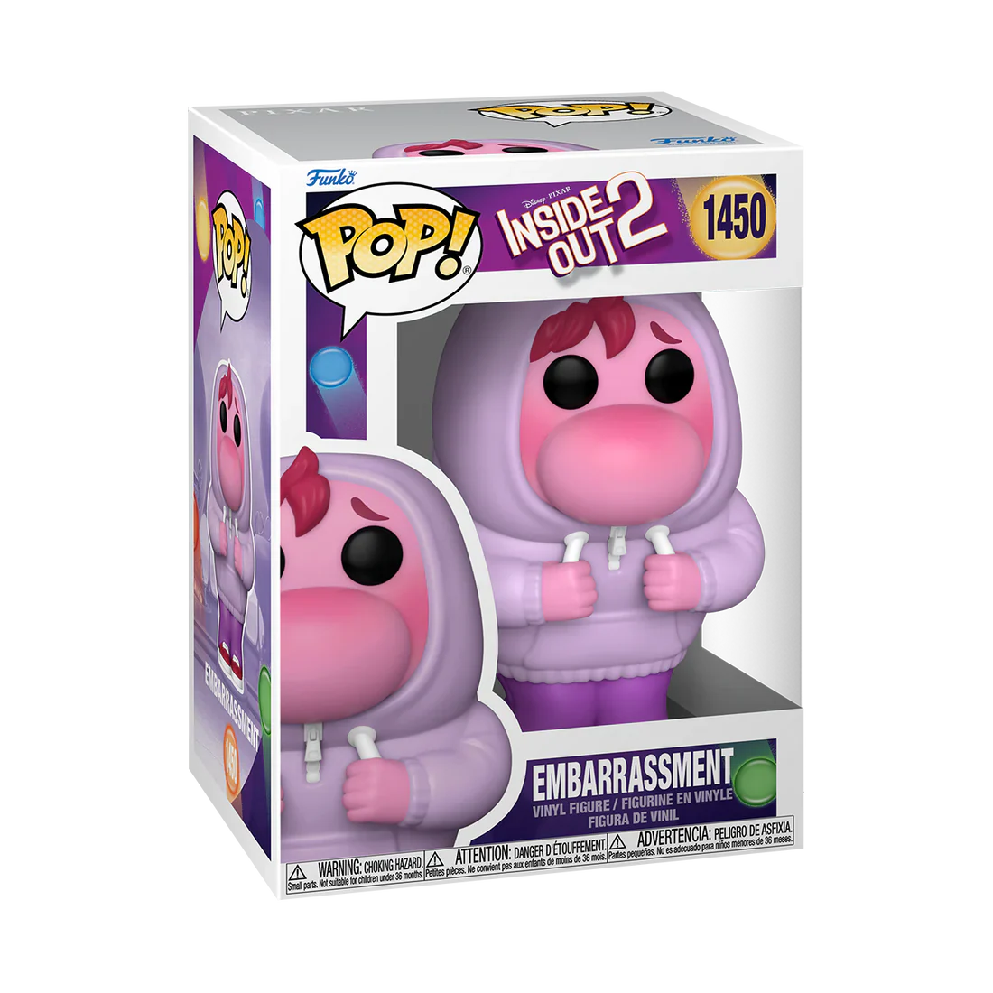Embarrassment Inside Out 2 Funko Pop! Disney Vinyl Figure - Image 2