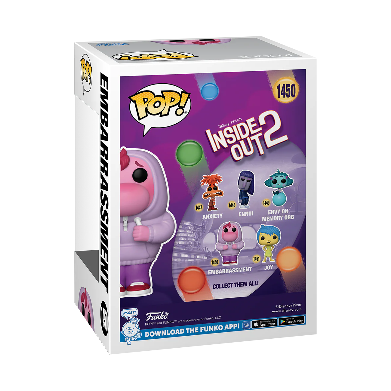 Embarrassment Inside Out 2 Funko Pop! Disney Vinyl Figure - Image 3