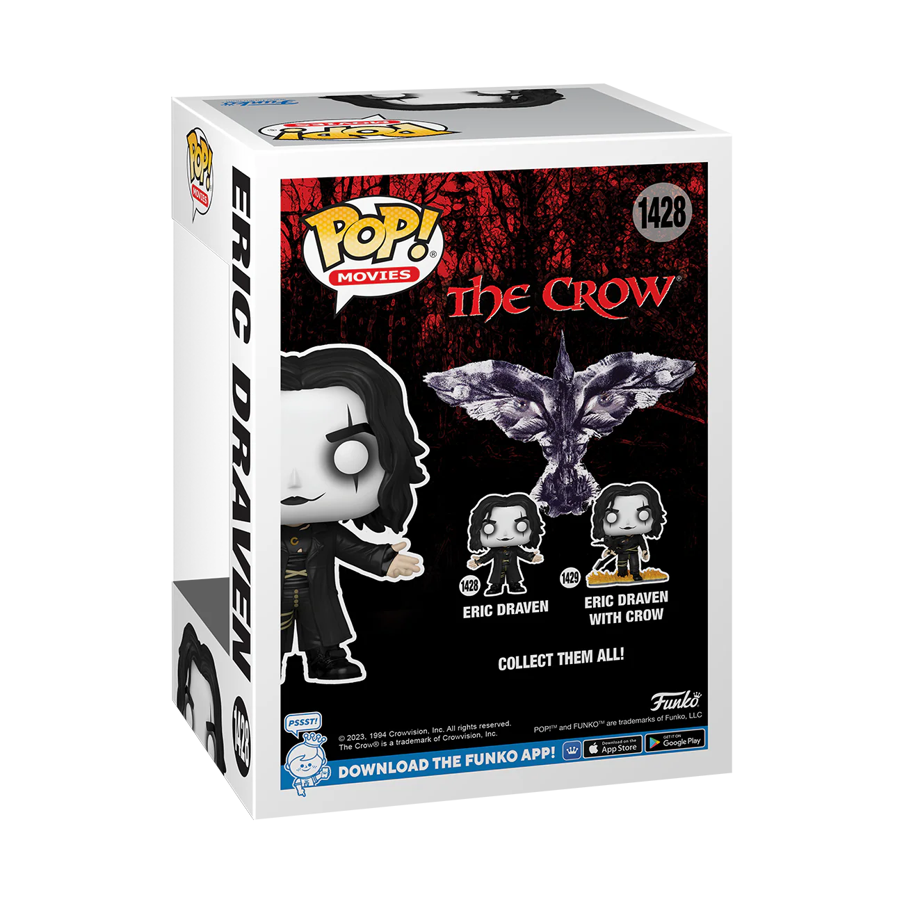 Eric Draven The Crow Funko Pop! Movies Vinyl Figure - Image 3