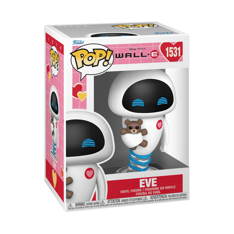 EVE (Valentine) WALL-E Funko Pop! Disney Vinyl Figure - Image 2
