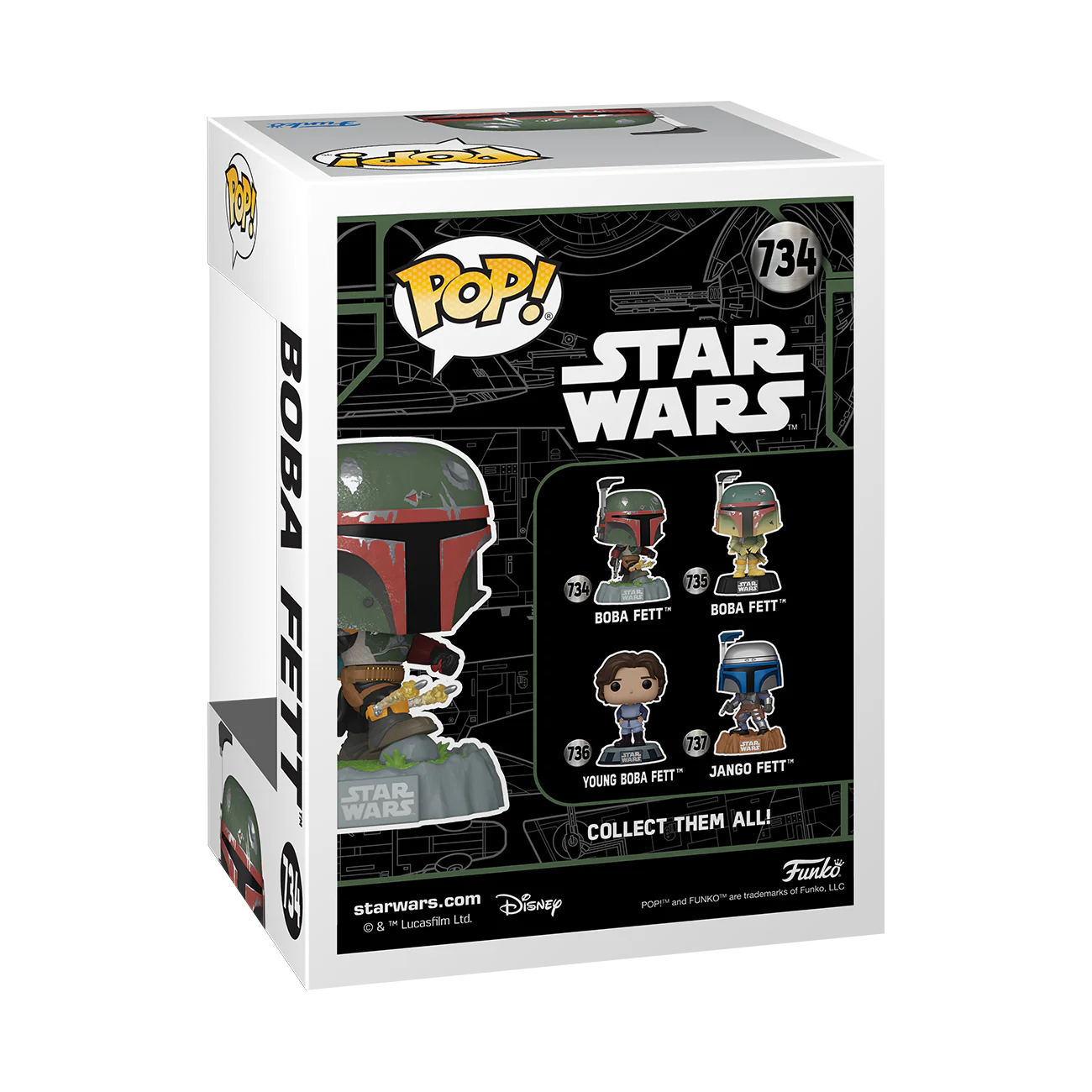 Fett Legacy Funko Pop! Star Wars Vinyl Figure Bundle of 4 - Image 4