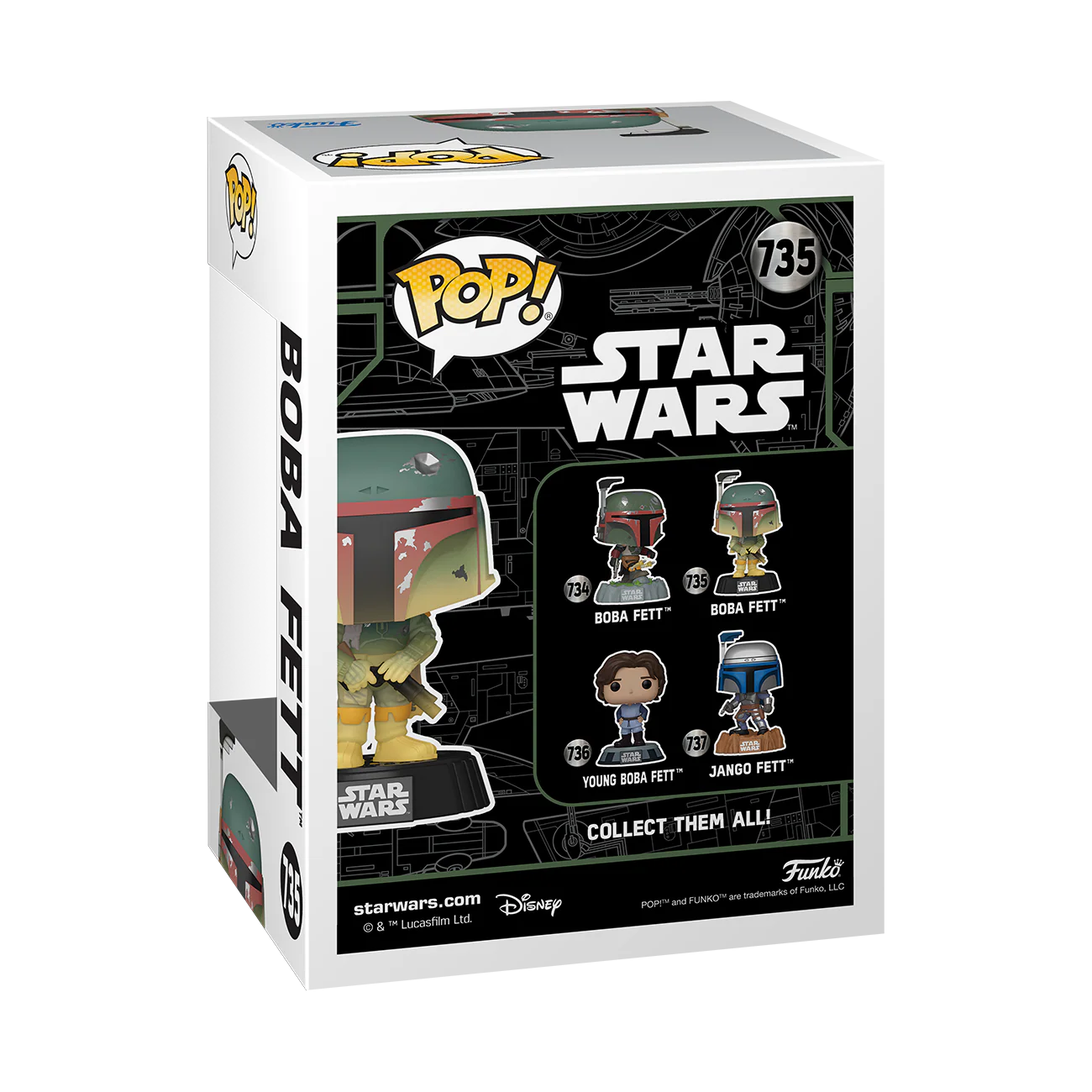 Fett Legacy Funko Pop! Star Wars Vinyl Figure Bundle of 4 - Image 7