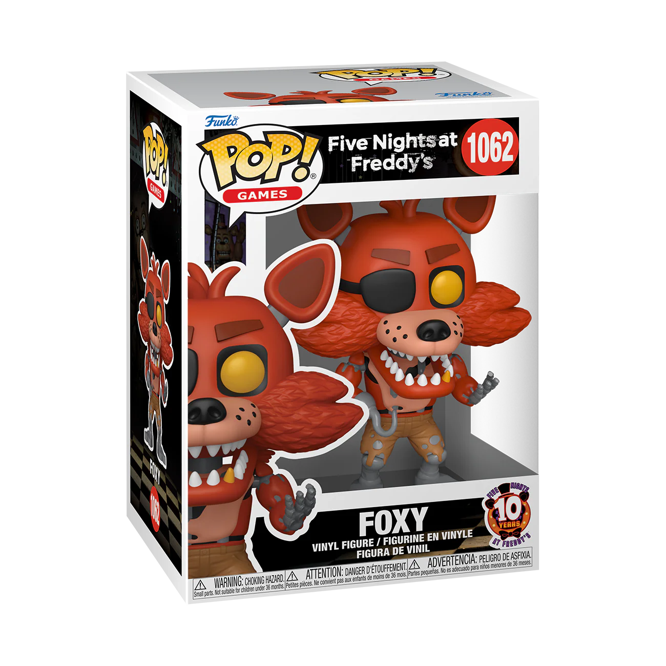 Five Nights at Freddy's 10 Years Funko Pop! Games Vinyl Figure Bundle of 4 - Image 10
