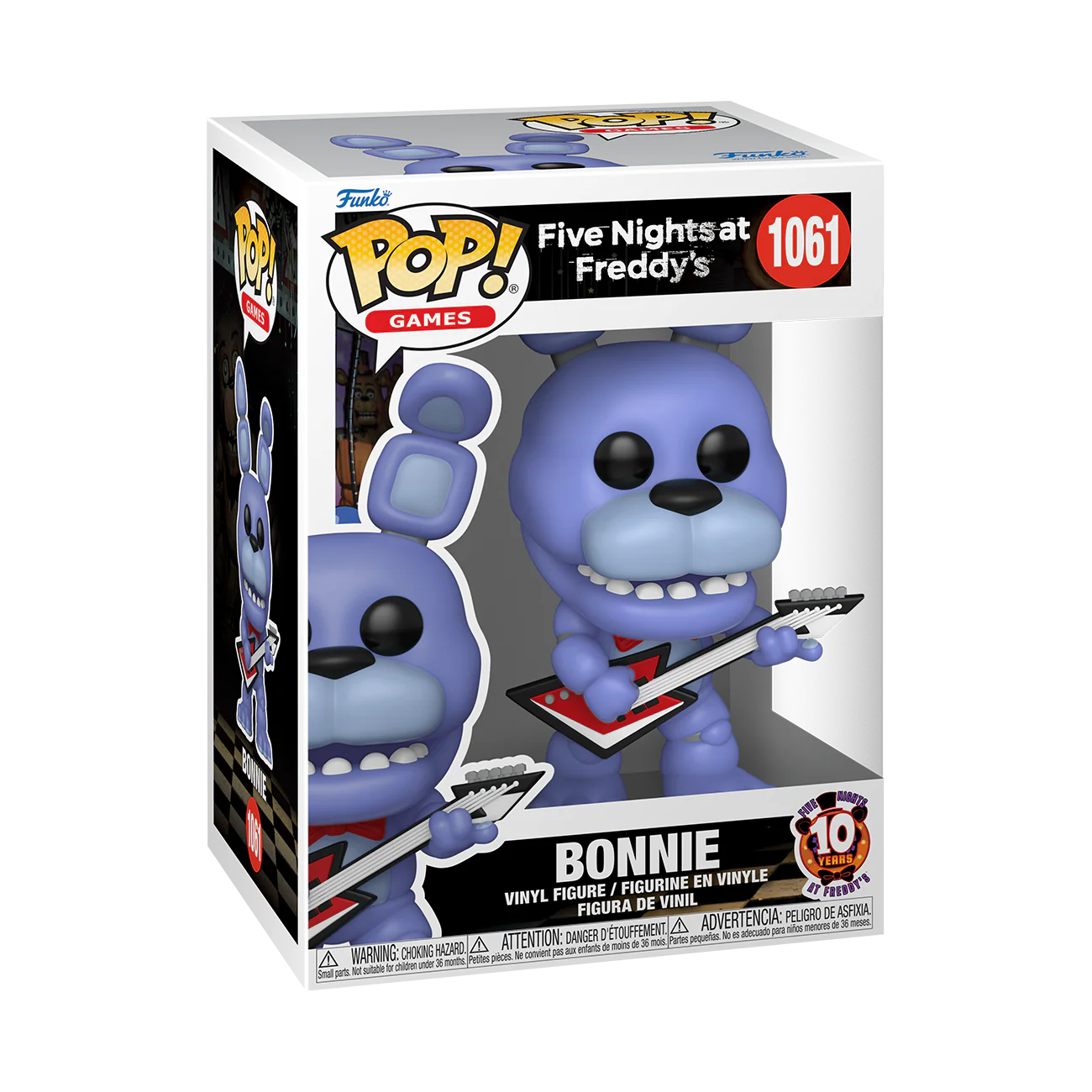 Bonnie Five Nights at Freddy's 10 Years Funko Pop! Games Vinyl Figure - Image 2