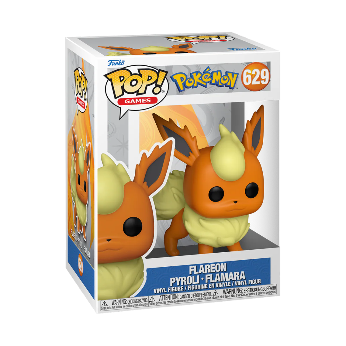 Flareon Pokemon Funko Pop! Games Vinyl Figure - Image 2