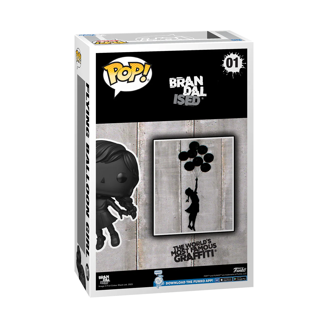 Flying Balloon Girl Banksy Funko Pop! Art Cover Vinyl Figure - Image 3