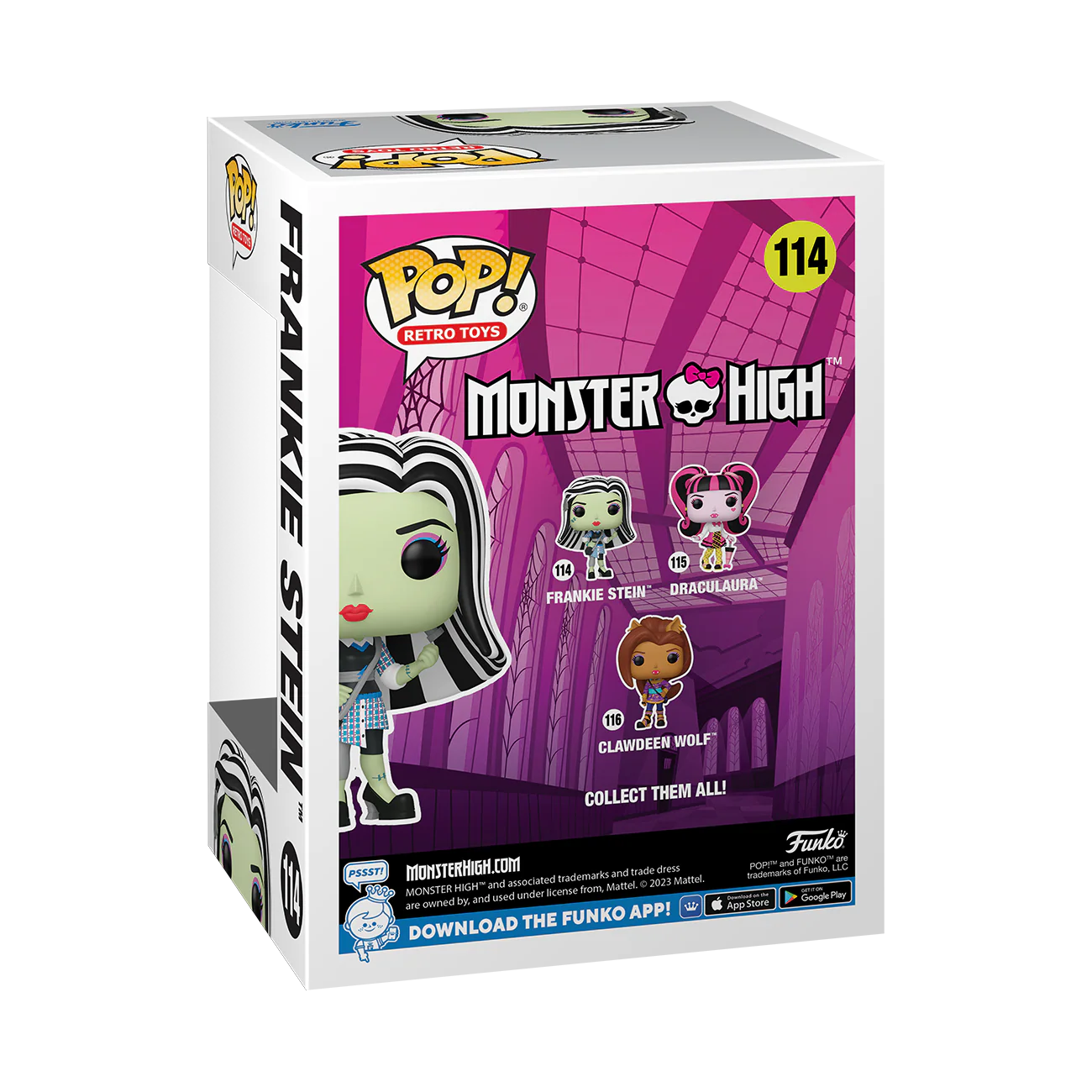 Frankie Stein Monster High Funko Pop! Retro Toys Vinyl Figure - Image 3