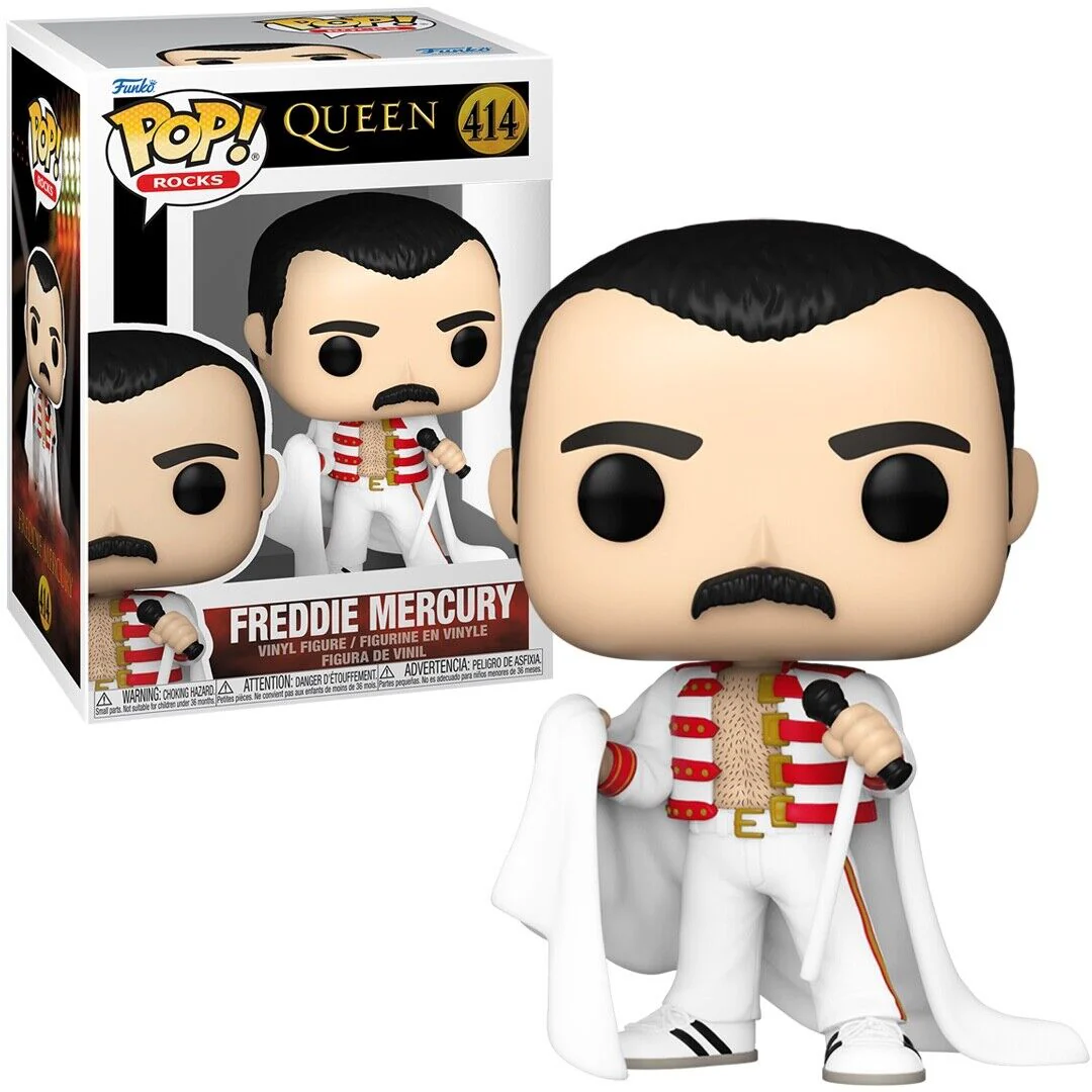 Freddie Mercury (with Cape) Queen Funko Pop! Rocks Vinyl Figure - Image 3