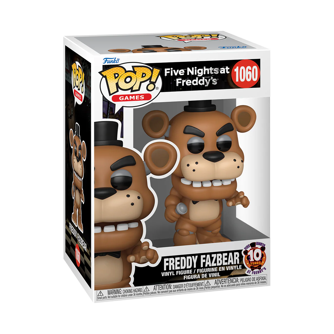 Freddy Five Nights at Freddy's 10 Years Funko Pop! Games Vinyl Figure - Image 3