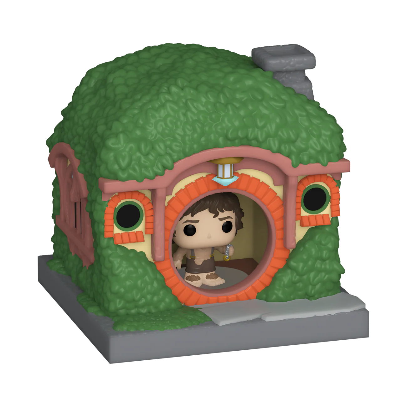 Frodo Baggins with The Shire Lord of the Rings Funko Bitty Pop! Towns Vinyl Figure - Image 2