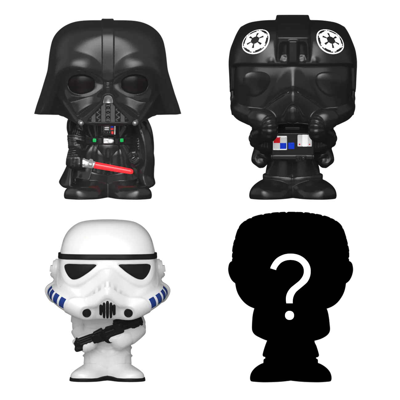Funko Bitty POP! Darth Vader Star Wars 4-pack Vinyl Figures New