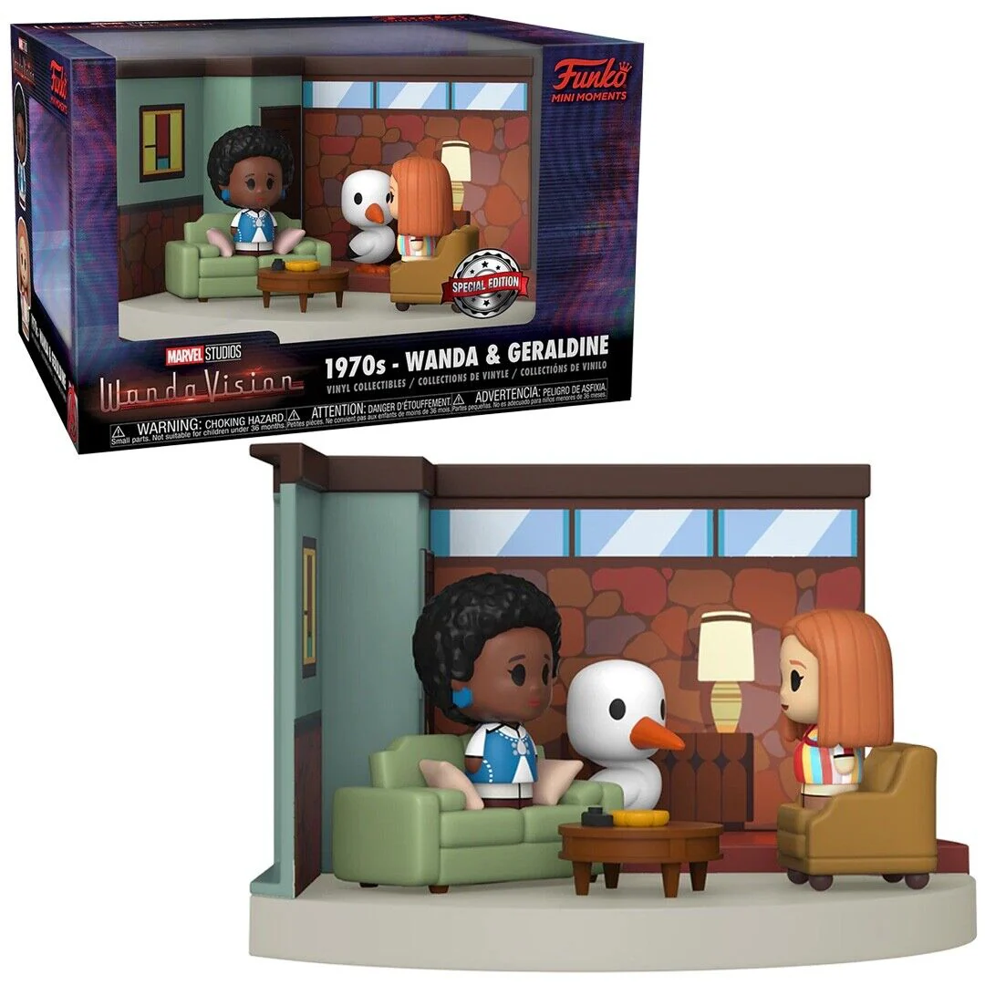 Funko Mini Moments WandaVision 1970s Wanda & Geraldine Marvel Vinyl Figure New