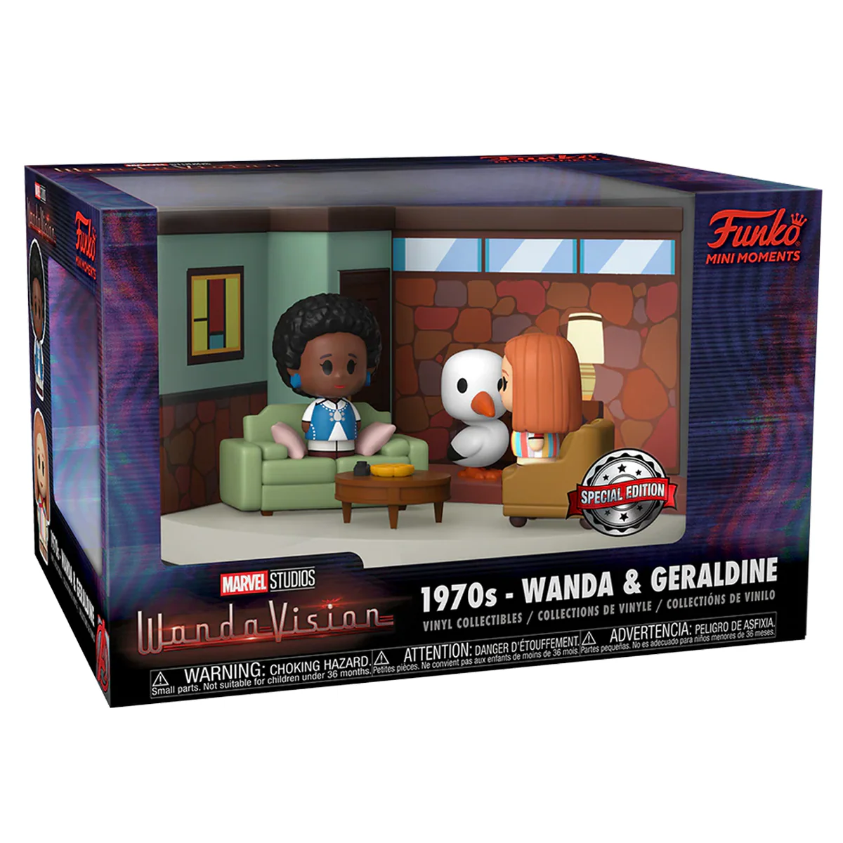 Funko Mini Moments WandaVision 1970s Wanda & Geraldine Marvel Vinyl Figure New - Image 2