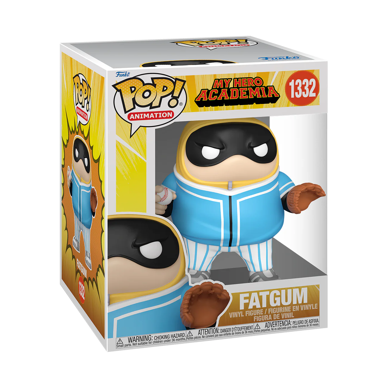 Funko POP Anime Fatgum (Baseball) My Hero Academia #1331 6-Inch Vinyl Figure New - Image 3