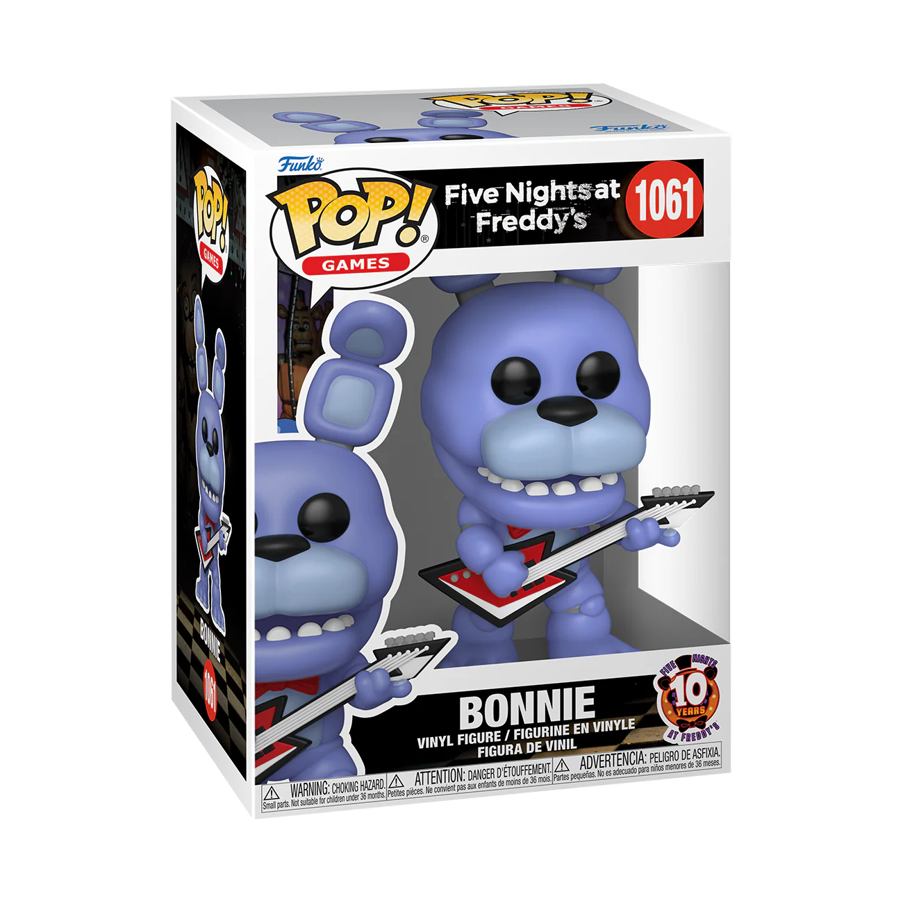 Funko POP! Bonnie Five Nights At Freddy's 10 Years #1061 Games Vinyl Figure New - Image 3