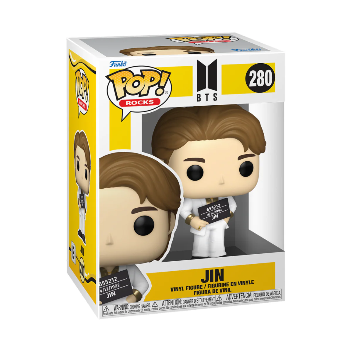 Funko POP! BTS Jin (Butter) #280 Rocks Vinyl Figure New - Image 3